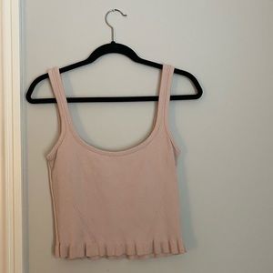 Zara Pink Knit Tank
